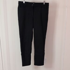 Elegant Black Cropped Women's Pants